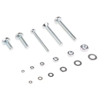 RS PRO Steel 3165 Piece Pozidriv Drive Machine Screw Drive Screw/Bolt Kit 281-962