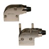Norcomp 981 Series Zinc Right Angle D-Sub Backshell 9 Way 981-009-130R121