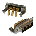 Norcomp 7 Way Right Angle Through Hole D-Sub Connector with 4-40 Board Lock Male 684M7W2103L461