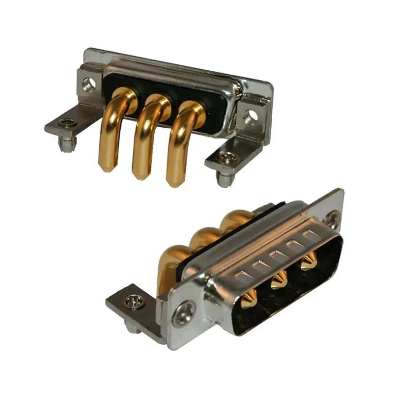 Norcomp 7 Way Right Angle Through Hole D-Sub Connector with 4-40 Board Lock Male 684M7W2103L461