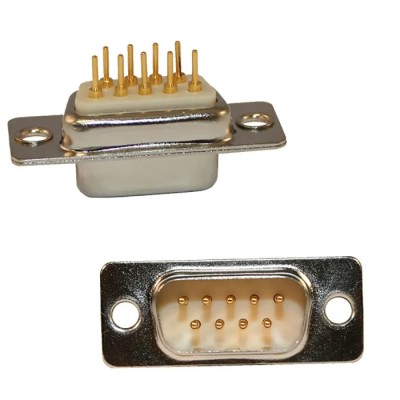 Norcomp 15 Way Straight 2.54 mm Pitch Through Hole D-Sub Connector with 4-40 Board Lock Male 172-E15-113R911