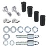 Norcomp 160 Series Female Screw Lock for Use with D-Sub Backshell and D-Sub Connector 160-000-010R031
