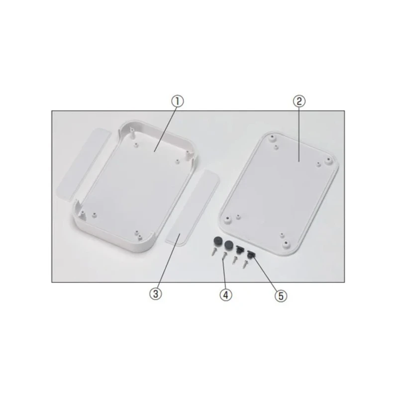 Takachi Electric Industrial PF Series White Lid ABS Enclosure IP40 50 mm x 175 mm x 175 mm PF18-5-18W