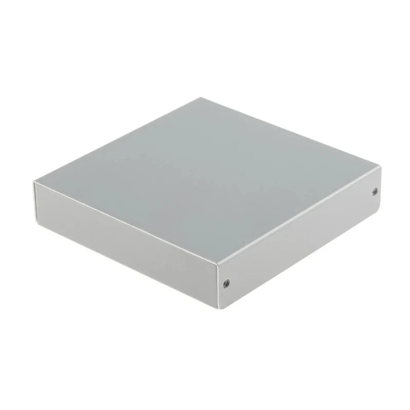 Takachi Electric Industrial MB Series Metallic Silver Aluminium Enclosure 25 mm x 120 mm x 120 mm MB12-3-12