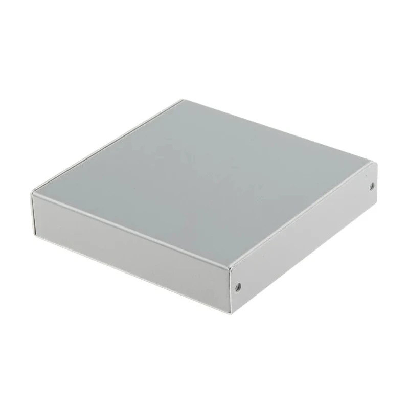 Takachi Electric Industrial MB Series Metallic Silver Aluminium Enclosure 25 mm x 120 mm x 120 mm MB12-3-12