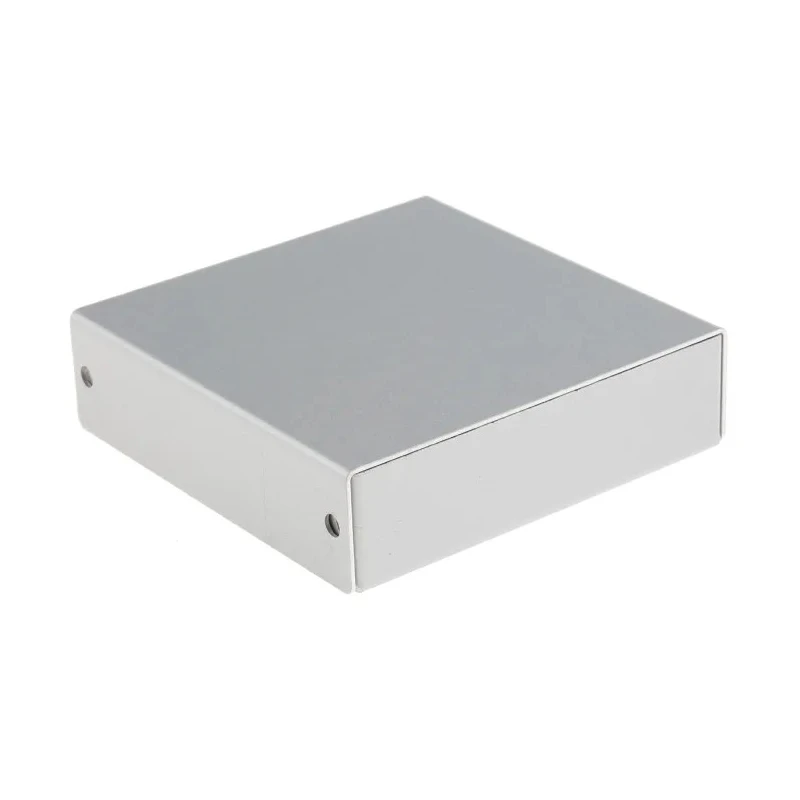 Takachi Electric Industrial MB Series Metallic Silver Lid Aluminium Enclosure 25 mm x 90 mm x 90 mm MB9-3-9