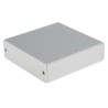 Takachi Electric Industrial MB Series Metallic Silver Lid Aluminium Enclosure 25 mm x 90 mm x 90 mm MB9-3-9