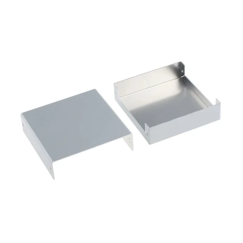 Takachi Electric Industrial MB Series Metallic Silver Lid Aluminium Enclosure 25 mm x 90 mm x 90 mm MB9-3-9