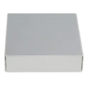 Takachi Electric Industrial MB Series Metallic Silver Lid Aluminium Enclosure 25 mm x 90 mm x 90 mm MB9-3-9