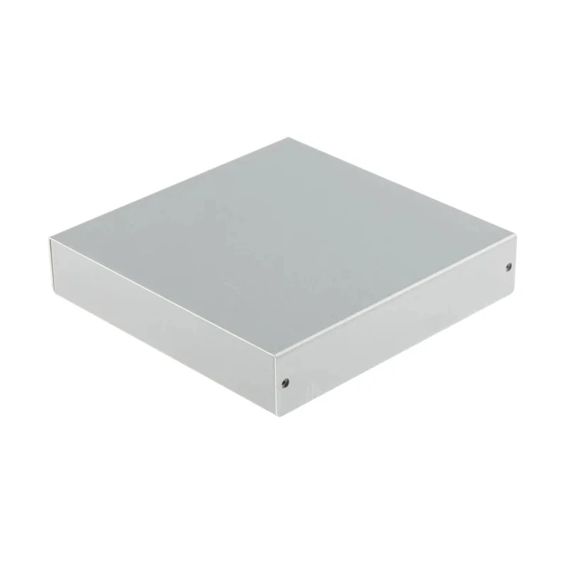 Takachi Electric Industrial MB Series Aluminium Enclosure with Metallic Silver Lid, 30 mm x 150 mm x 150 mm MB15-3-15