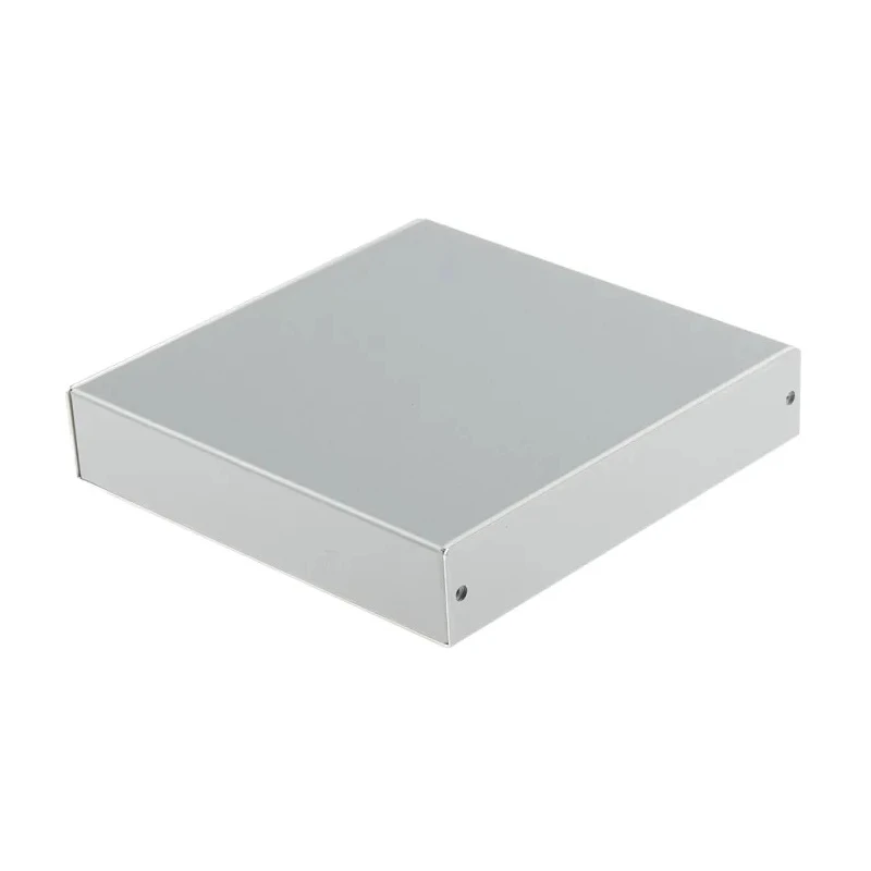 Takachi Electric Industrial MB Series Aluminium Enclosure with Metallic Silver Lid, 30 mm x 150 mm x 150 mm MB15-3-15