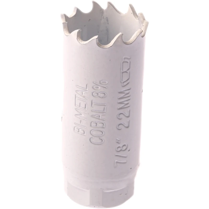 RS PRO 22 mm Diameter Cobalt Steel Bi-Metal Hole Saw Drill Bit for Ferrous, Wood, Non-Ferrous Metal, Plastic 174-9048