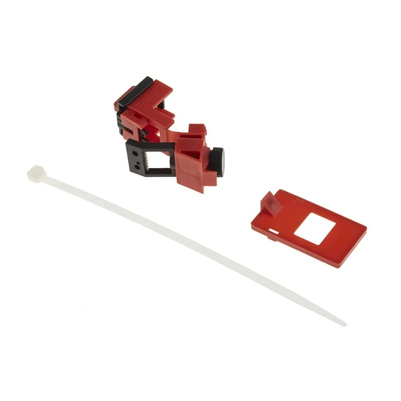 Brady Circuit Breaker Switch Lockout Polypropylene Fibreglass Reinforced Nylon Red TAGLOCK 120/277V CLAMP-ON BREAKER LO PK6