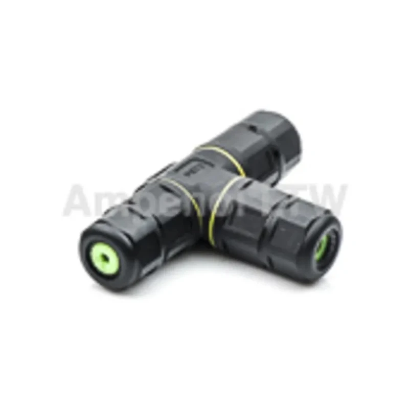 Amphenol Industrial Circular Connector 3 Contacts Cable Standard Socket Female IP68 Nylon Housing SC-L-PGT2-03-RD