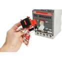 Brady Red 1-Lock Lockout Polypropylene Fibreglass Reinforced Nylon Circuit Breaker TAGLOCK 480/600V CLAMP-ON BRKR LO EA