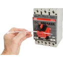 Brady Red 1-Lock Lockout Polypropylene Fibreglass Reinforced Nylon Circuit Breaker TAGLOCK 480/600V CLAMP-ON BRKR LO EA