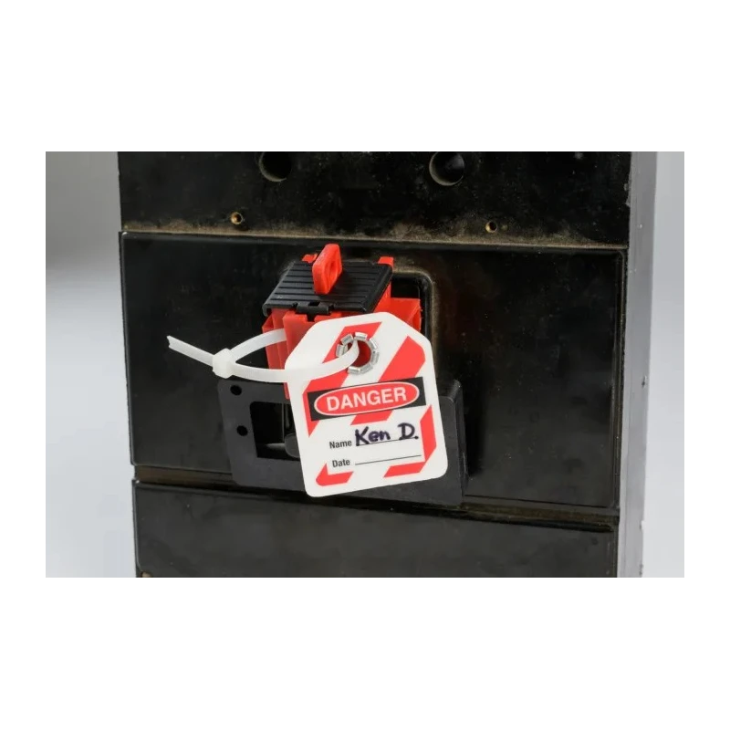 Brady Red 1-Lock Lockout Polypropylene Fibreglass Reinforced Nylon Circuit Breaker TAGLOCK OVERSIZED CIRCT BRKR LO PK6