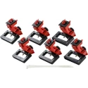 Brady Red 1-Lock Lockout Polypropylene Fibreglass Reinforced Nylon Circuit Breaker TAGLOCK OVERSIZED CIRCT BRKR LO PK6