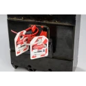 Brady Red 1-Lock Lockout Polypropylene Fibreglass Reinforced Nylon Circuit Breaker TAGLOCK OVERSIZED CIRCT BRKR LO PK6