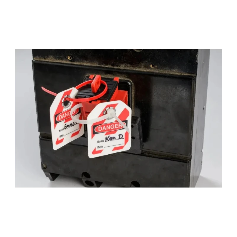 Brady Red 1-Lock Lockout Polypropylene Fibreglass Reinforced Nylon Circuit Breaker TAGLOCK OVERSIZED CIRCT BRKR LO PK6