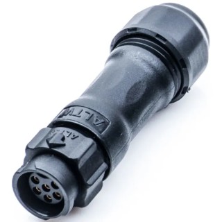 Amphenol Industrial Circular Connector 6 Contacts Cable Mount Socket Female IP68 Rated X-LOK Series BD-06BMFA-QL8MP0