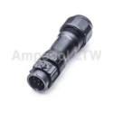 Amphenol Industrial Circular Connector 5 Contacts Cable Standard Plug Male IP68 X-LOK Series BD-05BMMA-QL8MP0