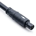 Amphenol Industrial Female 3 Way HS Lock D Size Sensor Actuator Cable 1m Q8D-03AMMM-QL8A01