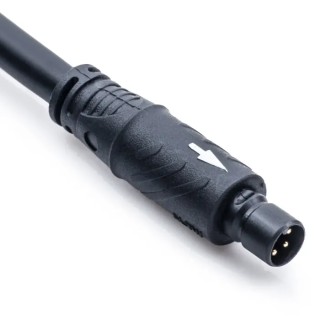 Amphenol Industrial Female 3 Way HS Lock D Size Sensor Actuator Cable 1m Q8D-03AMMM-QL8A01