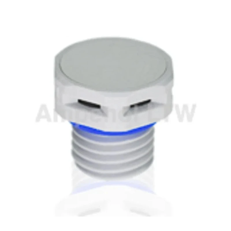 Amphenol Industrial Pressure Compensation Element 12 mm Diameter, 16 mm Height, IP69K Waterproof, Plastic VENT-PS1NBK-N8001