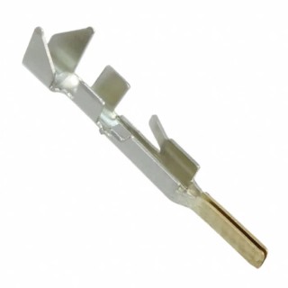 Amphenol Industrial Male Crimp Circular Connector Contact for Wire Size 20AWG, 22AWG, 5A Current, Gold Plating BBA00010667