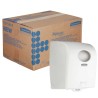 Aquarius Plastic White Wall Mounted Rolled Hand Towel Paper Towel Dispenser 248 mm x 297 mm x 374 mm 7375