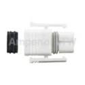 Amphenol Industrial SSL12 Male Cable Mount Connector 2 Way 1 Row Straight 250VAC/VDC 5A SSL12