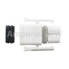 Amphenol Industrial SSL12 Male Cable Mount Connector 2 Way 1 Row Straight 250VAC/VDC 5A SSL12