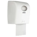 Aquarius Plastic White Wall Mounted Rolled Hand Towel Paper Towel Dispenser 248 mm x 297 mm x 374 mm 7375