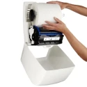 Aquarius Plastic White Wall Mounted Rolled Hand Towel Paper Towel Dispenser 248 mm x 297 mm x 374 mm 7375