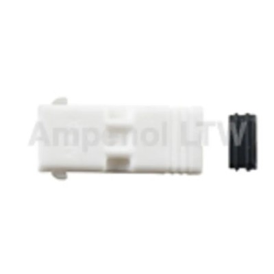 Amphenol Industrial SSL12 Male Cable Mount Connector 1.2 mm Pitch 2 Way 1 Row Straight SSL12