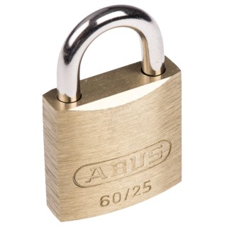 ABUS Key Steel Brass Weatherproof Padlock 25mm Body 4mm Shackle XR0060 25