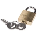 ABUS Keyed Steel Brass Weatherproof Padlock, 5 mm Shackle Diameter, 30 mm Body XR0060 30
