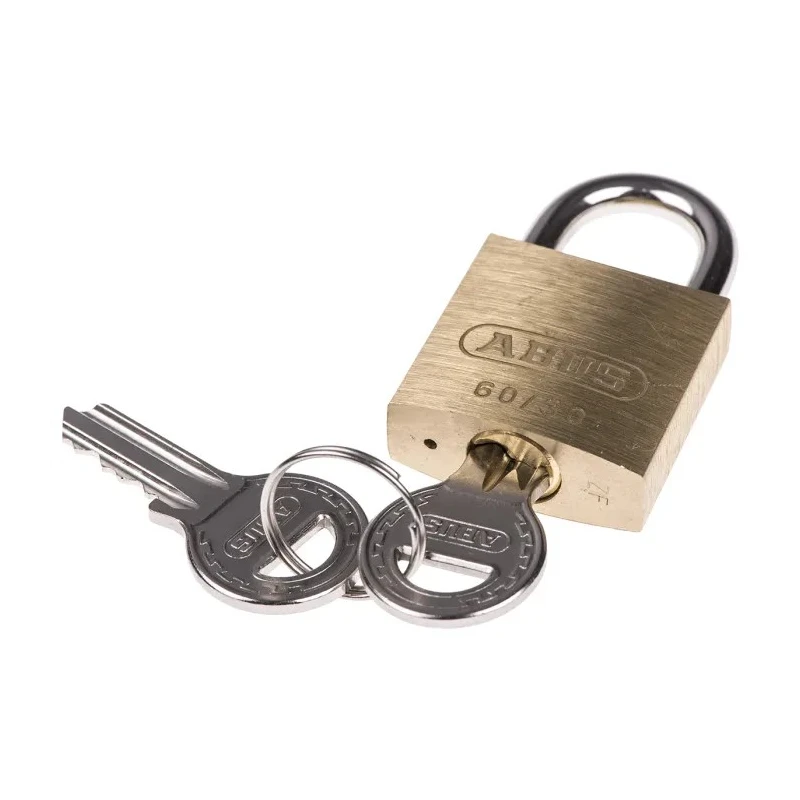 ABUS Keyed Steel Brass Weatherproof Padlock, 5 mm Shackle Diameter, 30 mm Body XR0060 30