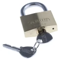 ABUS Keyed Brass Weatherproof Padlock 8 mm Shackle, 50 mm Body XR0065IB50