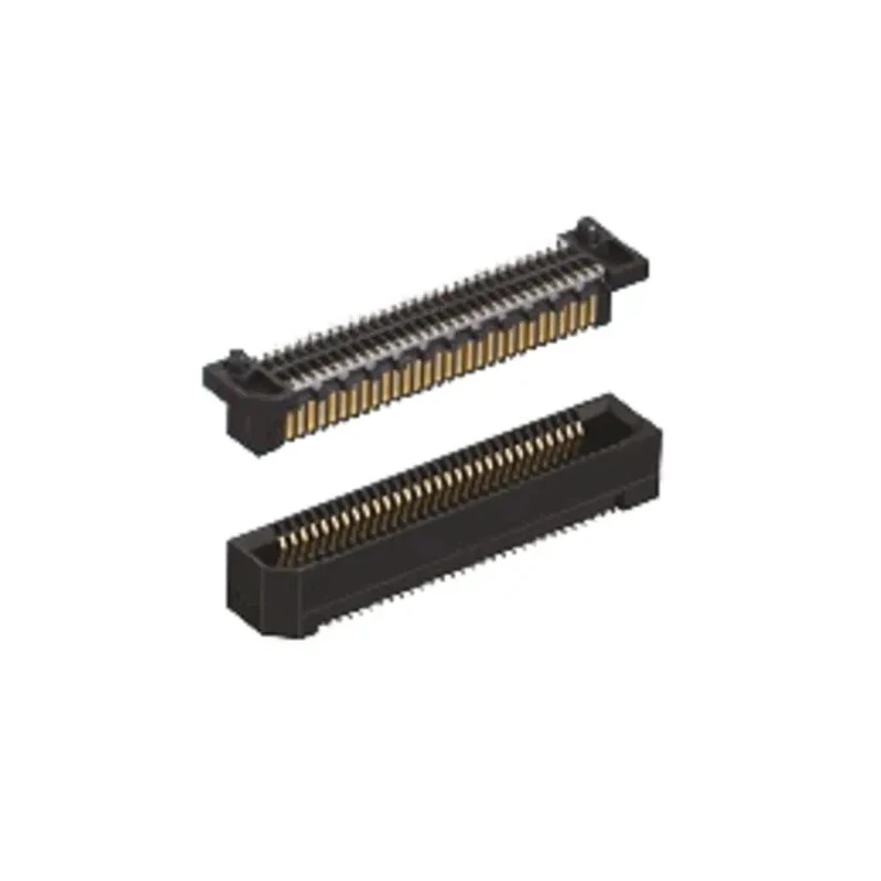 Hirose ER8 Series Straight Surface PCB Header, 10 Contacts, 0.8 mm Pitch, 2 Rows, Shrouded ER8-10P-0.8SV-2H
