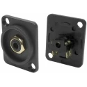 RS PRO 3.5 mm Panel Mount Female 2 Way Mono Jack Connector Nylon Housing Right Angle 175-0154