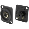 RS PRO 3.5 mm Panel Mount Female 2 Way Mono Jack Connector Nylon Housing Right Angle 175-0154