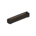 Hirose ER8 Series Straight Surface PCB Socket, 20-Contact, 2 Row, 0.8 mm Pitch, 300V, 500mA, Gold Plated ER8-20S-0.8SV-5H