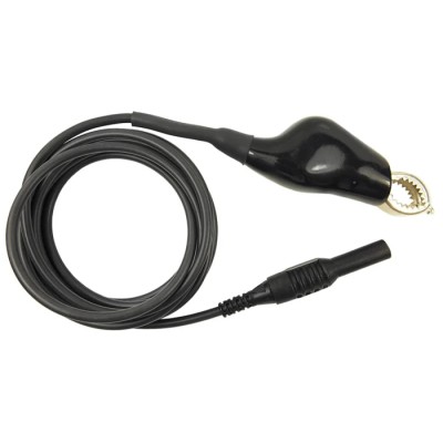 RS PRO Crocodile Clip Lead 1A, 48V, Black, 2 m Lead Length 175-0161