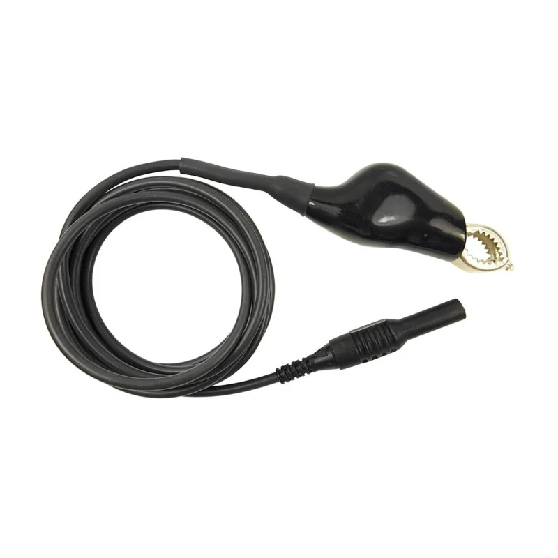 RS PRO Crocodile Clip Lead 1A, 48V, Black, 2 m Lead Length 175-0161