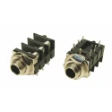RS PRO Jack Connector 6.35 mm PCB Mount Female 3 Way Stereo 175-0155
