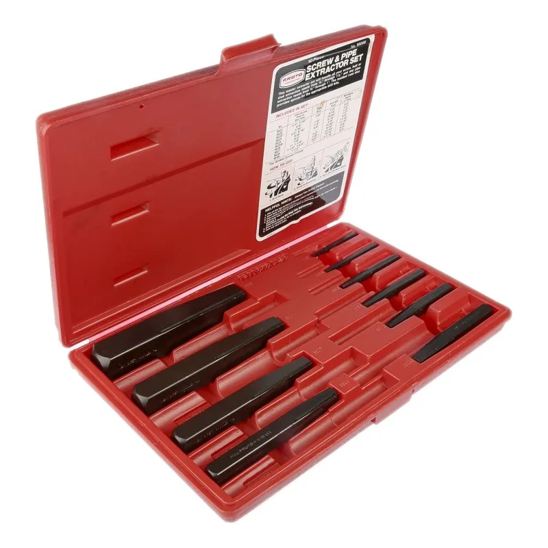 Stanley Proto 10 Piece Plastic Carbon Steel Screw Extractor Set 9500B