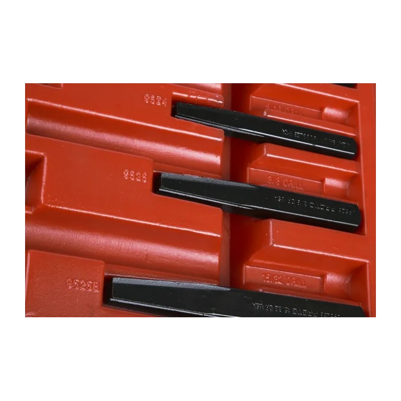 Stanley Proto 10 Piece Plastic Carbon Steel Screw Extractor Set 9500B