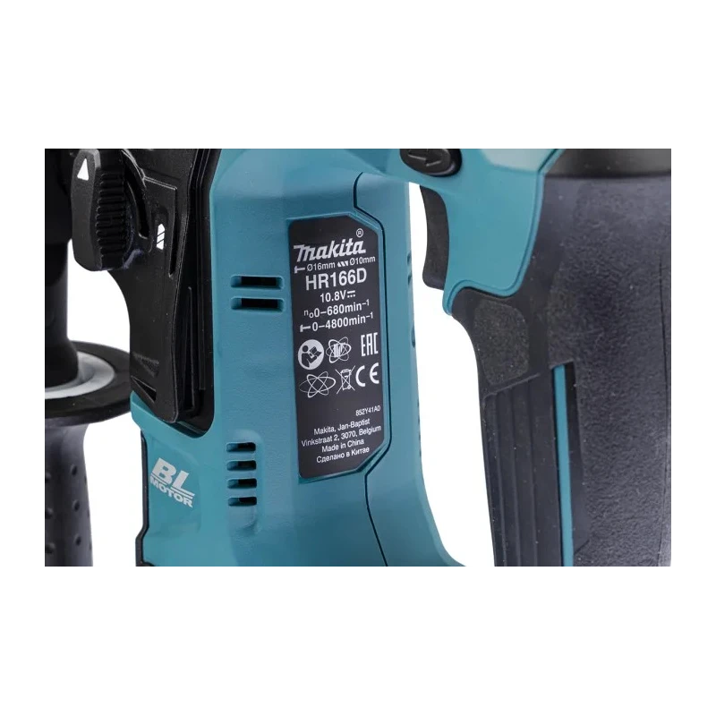 Makita Brushless SDS Plus Cordless Hammer Drill 10.8 V 16 mm 680rpm HR166D